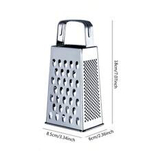 Rallador De Caja De Acero Inoxidable Profesional Con 4 Lados Para Limón, Patata, Zanahorias, Vegetales, Jengibre, Queso, Cocina