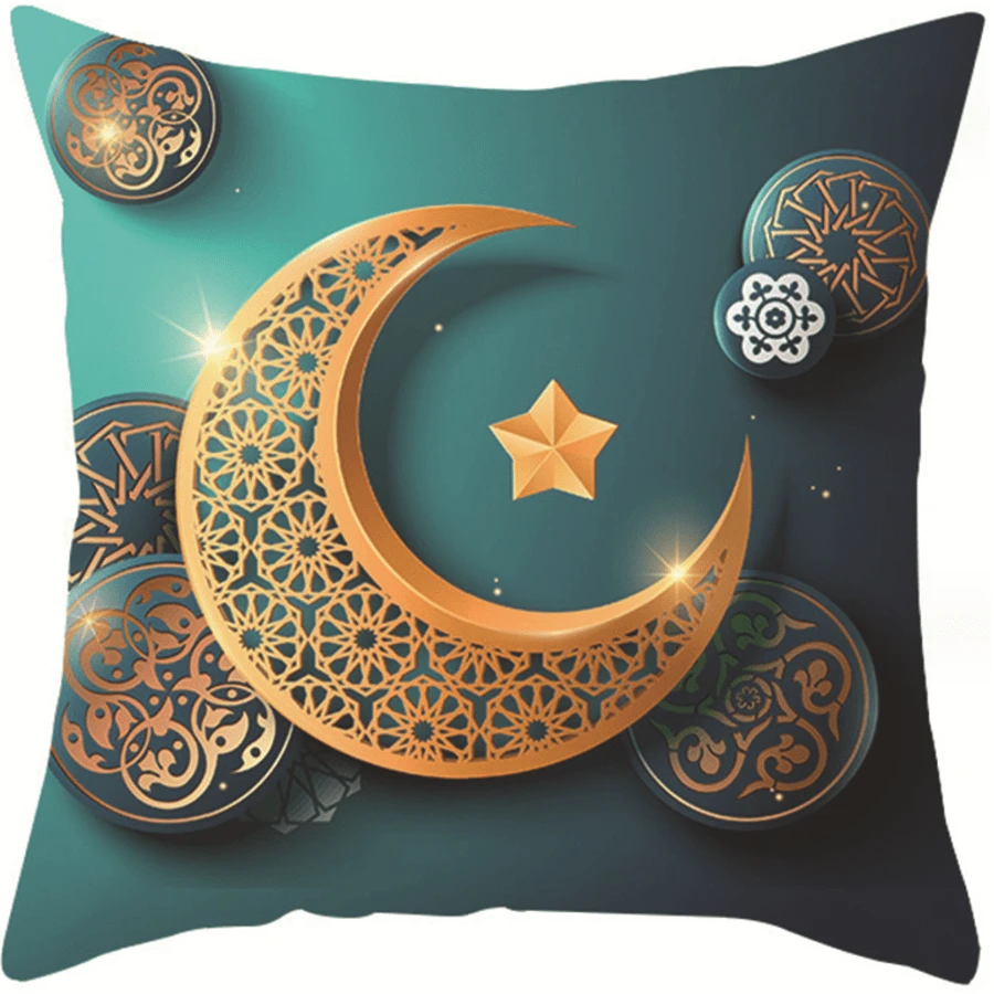 桃紅色天鵝絨製月形坐墊套,沙發抱枕套,配備方形玩具套,4色可選