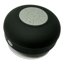Bocina para Baño Bluetooth Recargable Resistente al Agua - Negro - Ver 2