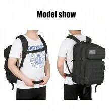 QT&QY 45L Militarily Tactical Backpacks For Men GYM Crossfit Heavy Duty Survival Backpack Molle CCW Assault Pack 3 Day Bug Out Bag Hiking Treeking Hunting Rucksack - Black - View 6