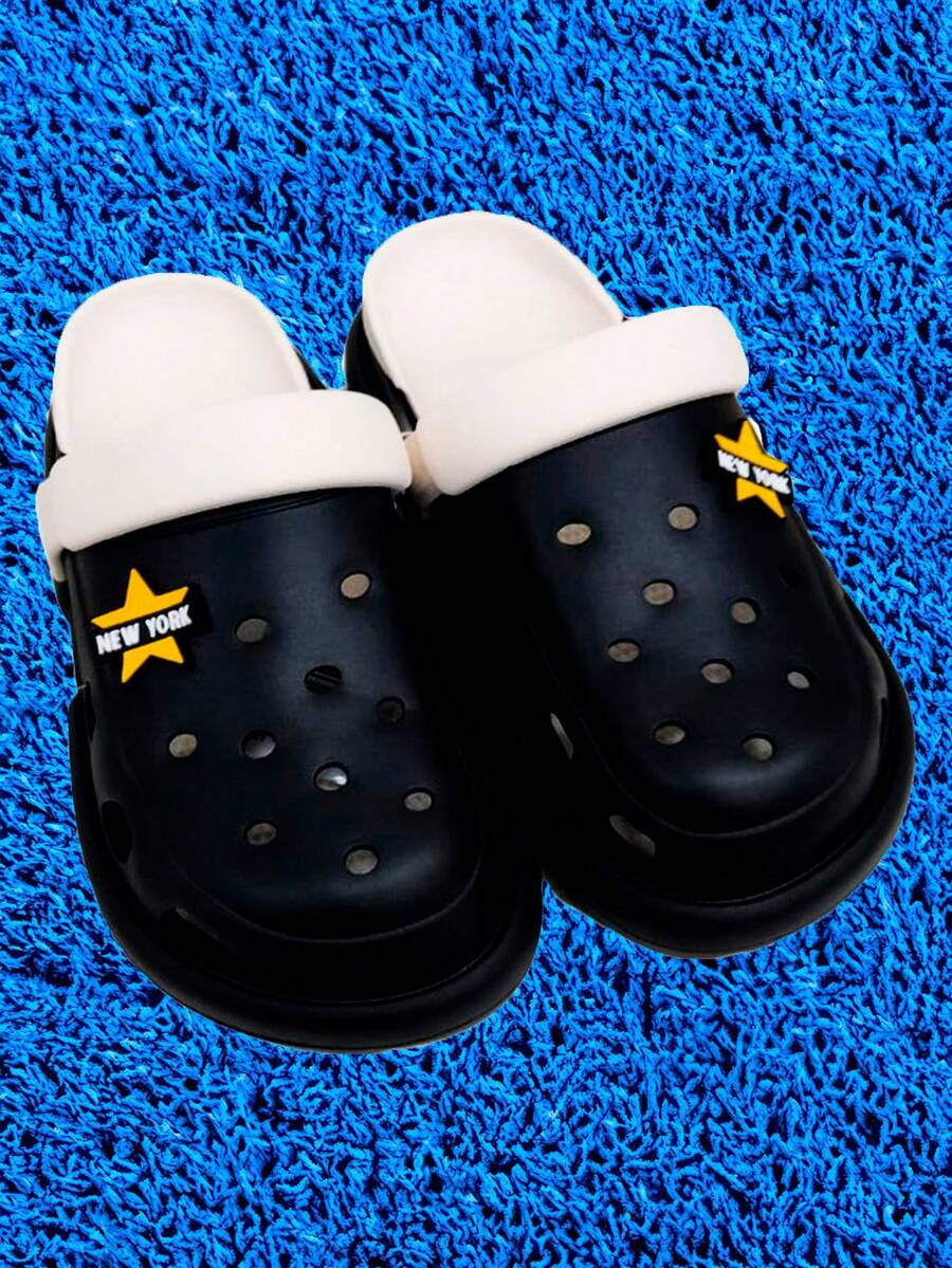 Men's Strap Sandals. Comfortable, Breathable And Resistant. With New York Star Style Charm. - Black - View 1