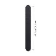 5pcs/Set Professional Double Sided 100/180 Grit Manicure Pedicure Nail File With Nail Buffer Block, Black,Nail Supplies,Nail Tools,Nail Art Tools,Back To School,Nails,Nail Tools For Press On Nails,Manicure Pedicure Tools - Black - View 10