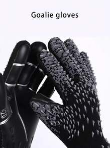 1pair Soccer Goalkeeper Gloves Adult Goalie Finger Protector Anti-Skid Training Wear-Resistant Equipment Football Gloves