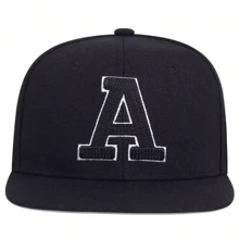 1 pieza gorra de béisbol con bordado de letra A para hombre, sombrero deportivo para exteriores y hip-hop. Sombrero casual ajustable para primavera, otoño, viaje, playa, vacaciones en la calle. - Multicolor - Ver 8