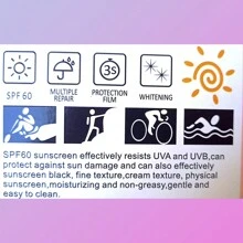 Bloqueador solar con maquillaje acabado mate SPF 60+/Protección diaria contra los rayos UVA Y UVB/acabado mate - Rosa - Ver 4