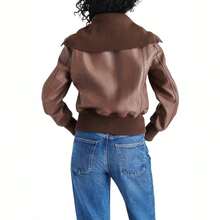 Áo khoác Caprice màu nâu sẫm - nâu sẫm - Xem 3