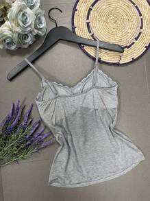 Women Tank Tops & Camis - Light Grey - View 2