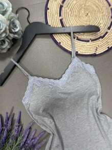 Women Tank Tops & Camis - Light Grey - View 3