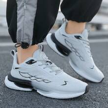 New Arrival Breathable Ice Silk & Lycra Casual Running Shoes For Couples In Spring 2024 - White - View 3