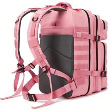 QT&QY 45L Militarily Tactical Backpacks For Men GYM Crossfit Heavy Duty Survival Backpack Molle CCW Assault Pack 3 Day Bug Out Bag Hiking Treeking Hunting Rucksack - Pink - View 4