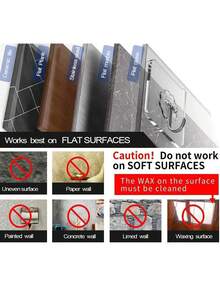 Stainless Steel Adhesive Hooks, 16pcs Set, Max Load 22lbs, Removable & Heavy Duty Sticky Hooks For Bathroom, Shower, Kitchen, Outdoor Towel, Key, Transparent - White - View 5