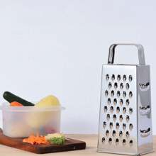 Rallador De Caja De Acero Inoxidable Profesional Con 4 Lados Para Limón, Patata, Zanahorias, Vegetales, Jengibre, Queso, Cocina