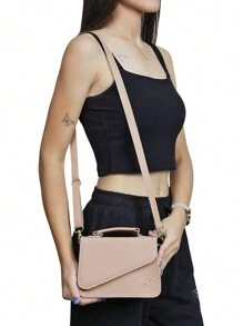 Women Top Handle Bags - 米色 - 查看 4