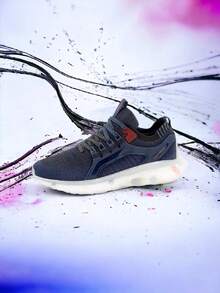 Tenis para hombre deportivos de tela de alto impacto para exteriores - Azul Marino - Ver 4