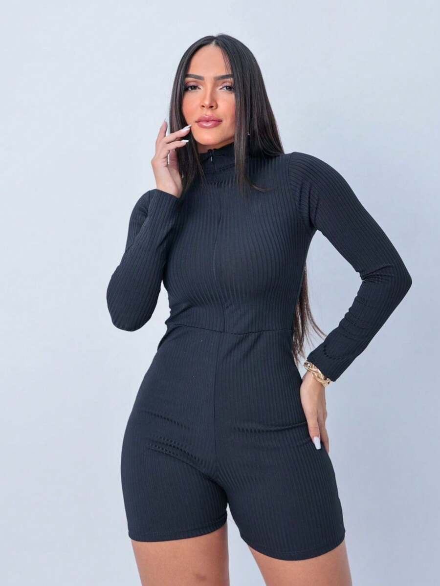 Women Jumpsuits - 黑色 - 查看 1