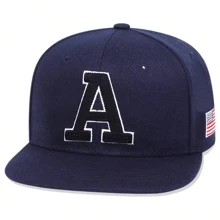 1 pieza gorra de béisbol con bordado de letra A para hombre, sombrero deportivo para exteriores y hip-hop. Sombrero casual ajustable para primavera, otoño, viaje, playa, vacaciones en la calle. - Multicolor - Ver 11