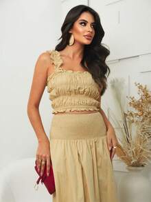 Women Two-Piece Outfits - Màu be - Xem 4