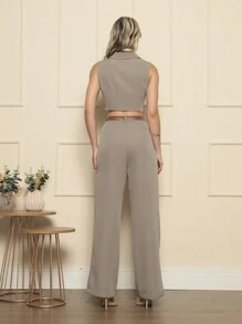 Women Suit Sets - Xám - Xem 2