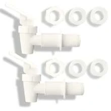 2 包替换冷却器水龙头，可重复使用龙头喷嘴，饮料杆倾倒分配器阀门水罐水龙头