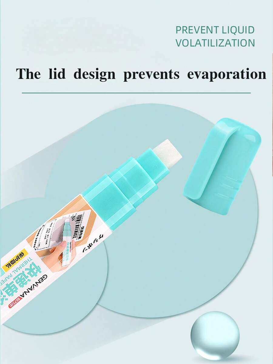 1pc Express Code Writing Pen With Thermal Sensitive Paper & Privacy