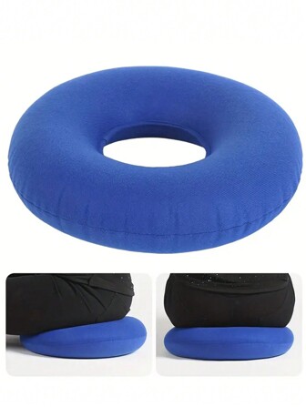 1pc Donut Pillow, Tailbone Inflatable Donut Cushion, Pillow Seat Cushion For Home Office Chair Wheelchair Car,With Inflation Cylinder