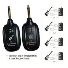 1入組吉他撿,①無線
②無鋼圈撿聲學吉他,低音,民間吉他,樂器