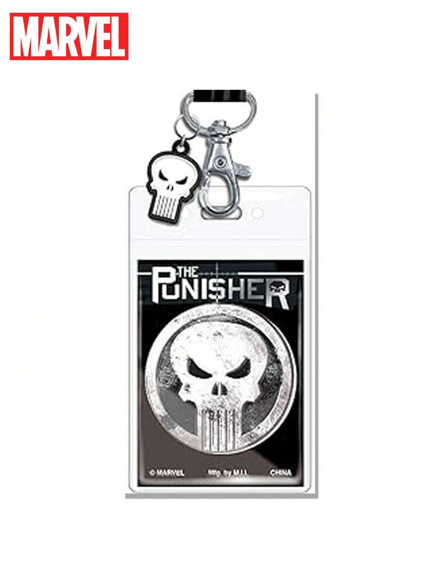 Marvel 1pcs Officially Licensedc Punisher Waterproof Transparent Card