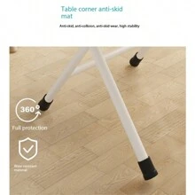 Mesa Plegable Rosa Claro Para Comedor, Dormitorio, Dormitorio Universitario, Estudio, Hogar Y Exteriores - Rosa Pálido - Ver 8