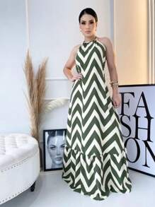 Women Dresses - 綠色 - 查看 2