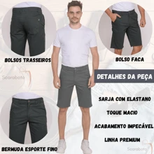 Scaraboto Men Shorts - 綠色 - 查看 2