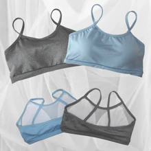 Women Sports Tees & Tanks - Baby Blue - View 3