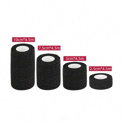 Mới nhất 1 Cuộn Băng thun tự dính 2,5cm/5cm/7,5cm/10cm X 4,5m, Băng thể thao, Băng thể thao, Băng tự dính nhiều màu, Băng quấn Phòng tập thể dục Phụ kiện phòng tập Băng Băng thể thao