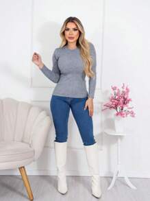 Women Sweaters - Xám - Xem 5