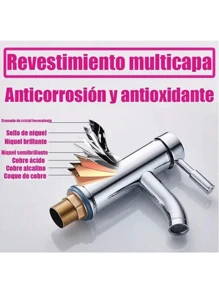 Llave Mezcladora De Baño Acero Inoxidable Larga Para Ovalin,Grifo Para Lavamanos Monomando De Agua Fría De Acero Inoxidable 304 De \Pulgada Con Colores De ,Plateado Para Instalar En Cubierta,Grifo Del Fregadero Del Baño Con Perillas Frías Y Calientes Y Boquilla Antisalpicaduras Que Ahorra Agua,Fregadero de cocina para lavar verduras - Plateado - Ver 9