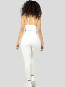 Women Leggings - White - View 3