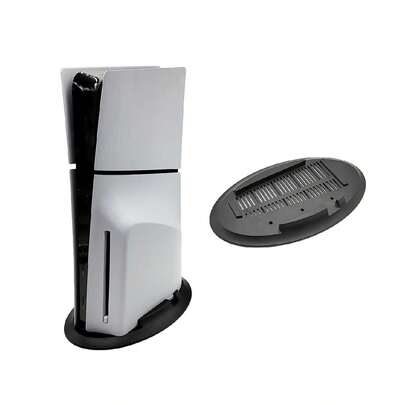 1 件 PlayStation 5 Slim 游戏机光盘版散热支架垂直支架游戏配件，帆船形特殊支架