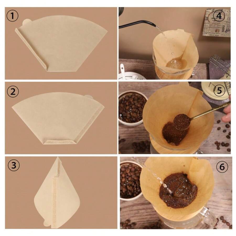 Cone Coffee Filter Disposable Coffee Filters 4 Cone Paper Naturally
