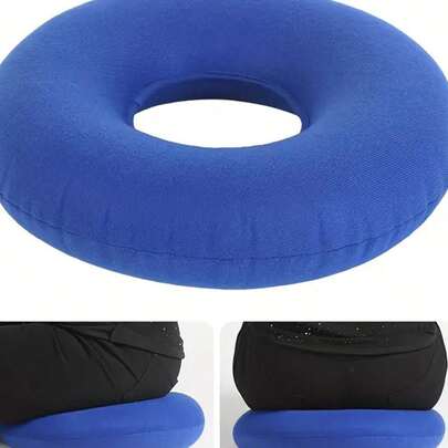 1pc Donut Pillow, Tailbone Inflatable Donut Cushion, Pillow Seat Cushion For Home Office Chair Wheelchair Car,With Inflation Cylinder