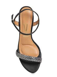 Women Heeled Sandals - 黑色 - 查看 3