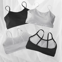 Women Sports Tees & Tanks - Black and White - View 3