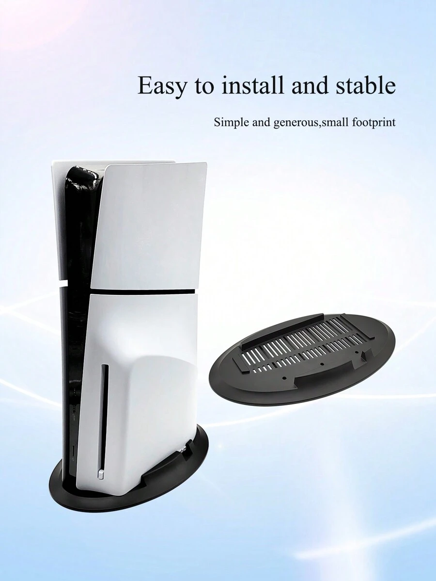 1pc PlayStation 5 Slim Console Optical Disc Version Cooling Stand Vertical Stand Game Accessories, Sailboat Shaped Special Stand