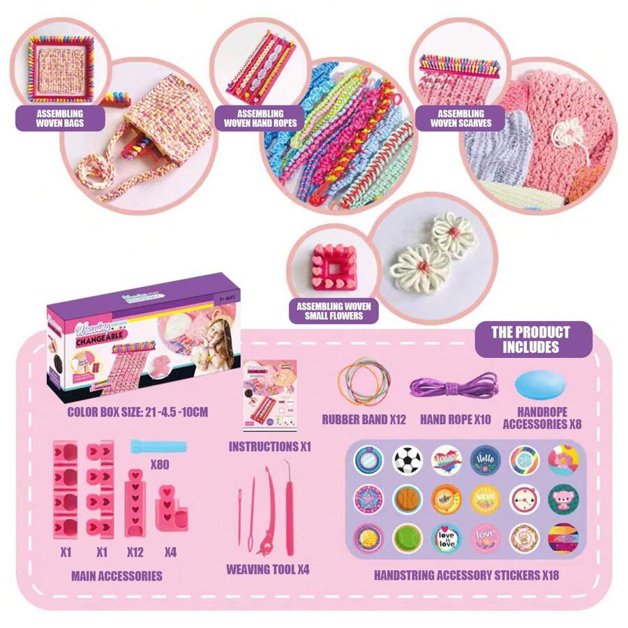 Friendship Bracelet Making Kit, Jewellery Making Kit Arts And Craft