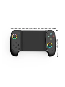 无线游戏控制器兼容 Switch 主机、iOS、安卓手机和 PS4，支持云平台和主机流媒体游戏，可与 Hall Rocker 一起拉伸 - 黑色 - 查看 2