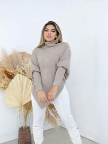 Women Overcoats - 杏色 - 查看 1