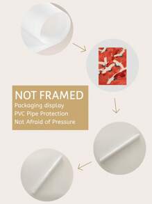 1 Pieza Pinturas De Lienzo De Imágenes De Animales, Arte De Pared De Grulla Coronada Roja, Impresión De Póster Japonés, Arte De Grulla Roja, Pintura De Pared Roja, Decoración De Pared Para Sala De Estar, Dormitorio, Oficina, Restaurante, Club, Tienda, Decoración Del Hogar, Regalo Creativo, Sin Marco