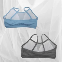 Women Sports Tees & Tanks - Baby Blue - View 2
