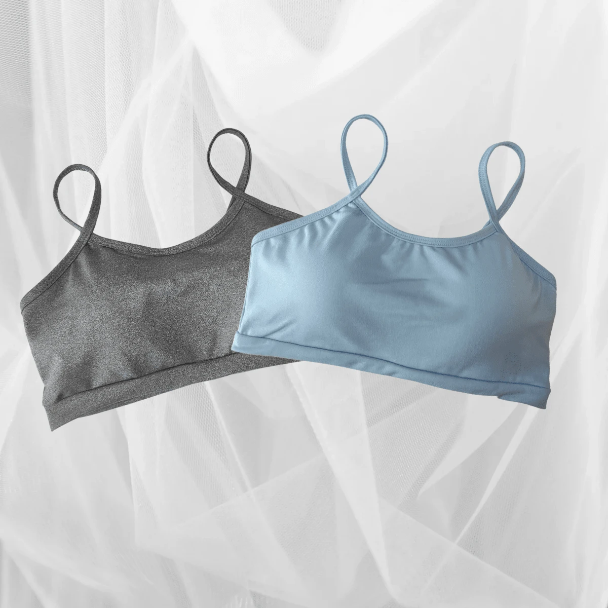Women Sports Tees & Tanks - Baby Blue - View 1