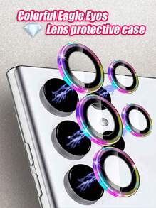 1 套彩色/黑色/银色相机镜头保护膜，适用于三星 Galaxy Z Flip 5/Galaxy Z Fold/Galaxy S23/24 Ultra/A55/A35/A34/A15/A05s/S24 FE/S25/S25 Ultra/Galaxy Z Flip 6/Galaxy Z Fold 6/Galaxy Z Flip 7/Galaxy Z Fold 7 防水防震防摔防刮防指纹全覆盖 - 彩色 - 查看 1