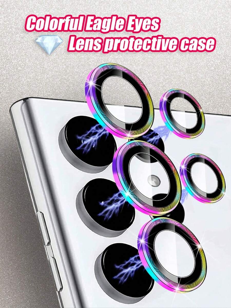 1 套彩色/黑色/银色相机镜头保护膜,适用于三星 Galaxy Z Flip 5/Galaxy Z Fold/Galaxy S23/24 Ultra/A55/A35/A34/A15/A05s/S24 FE/S25/S25 Ultra/Galaxy Z Flip 6/Galaxy Z Fold 6/Galaxy Z Flip 7/Galaxy Z Fold 7 防水防震防摔防刮防指纹全覆盖 - 彩色 - 查看 1