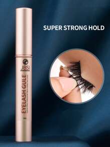 1 pièce Colle à cils de 5 ml, colle à cils professionnelle imperméable sans latex de séchage rapide améliorée, convient pour une longue adhérence de faux cils en grappe, maintien de 48 à 72 heures, convient pour les fêtes personnelles et un usage de maquillage de faux cils diy à la maison (Noir)